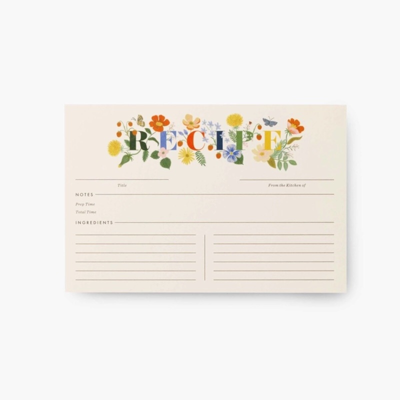Mayfair Recipe Cards - 12 Pack