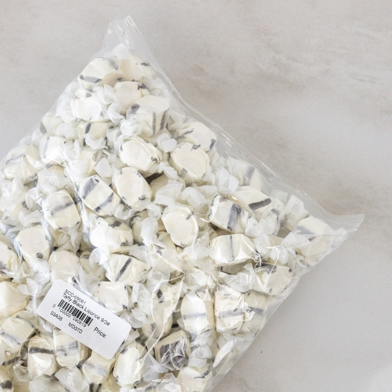 Black Licorice Taffy - 3 Lb. Bag