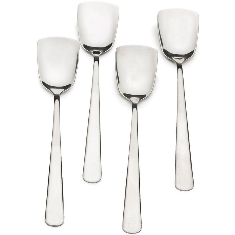 Stainless Steel Ice Cream Spoons Set of 4