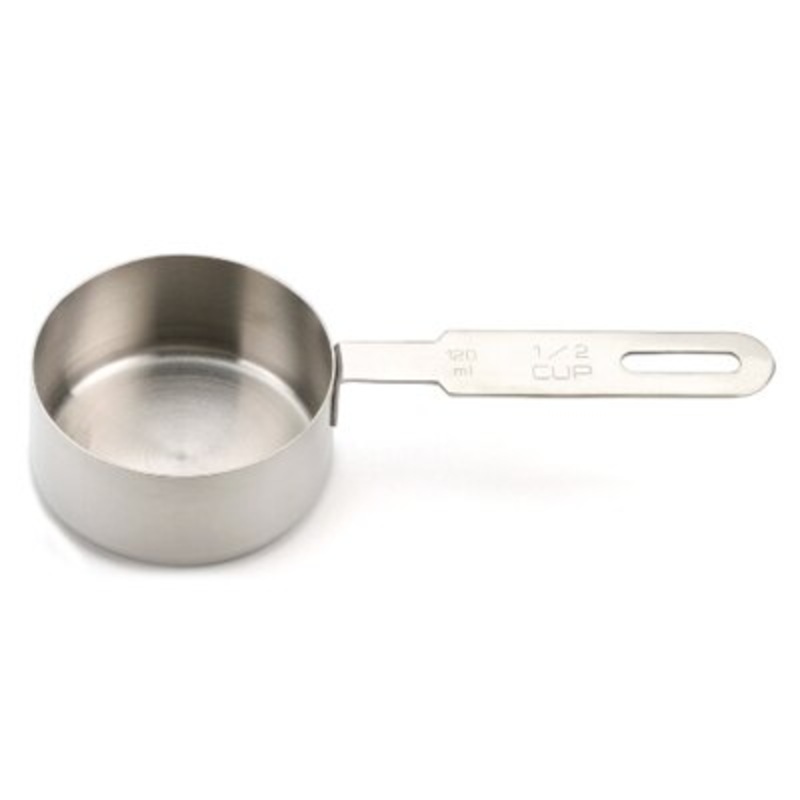 Stainless Steel Measuring Cup - 1/2 Cup