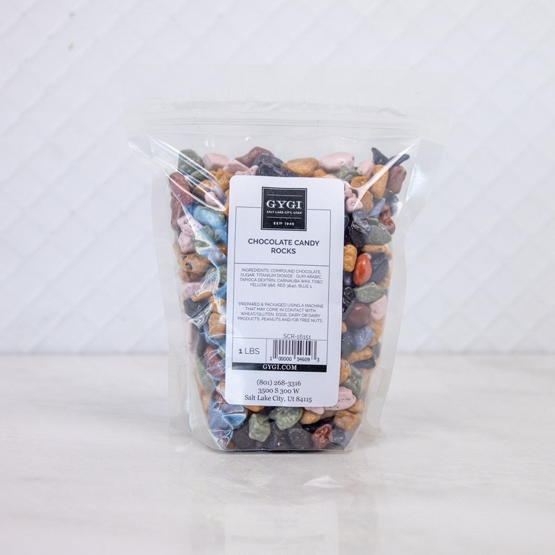 Chocolate Candy Rocks - 1 Lb Bag