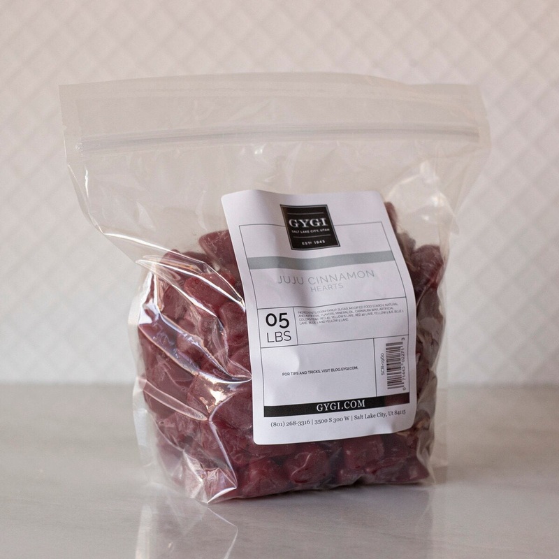 Cinnamon JuJu Hearts - 5 Lb. Bag