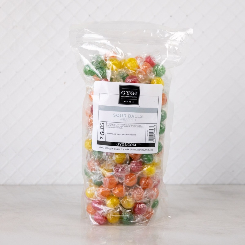 Fruit Sour Balls Candy - 2.5 Lb Bag
