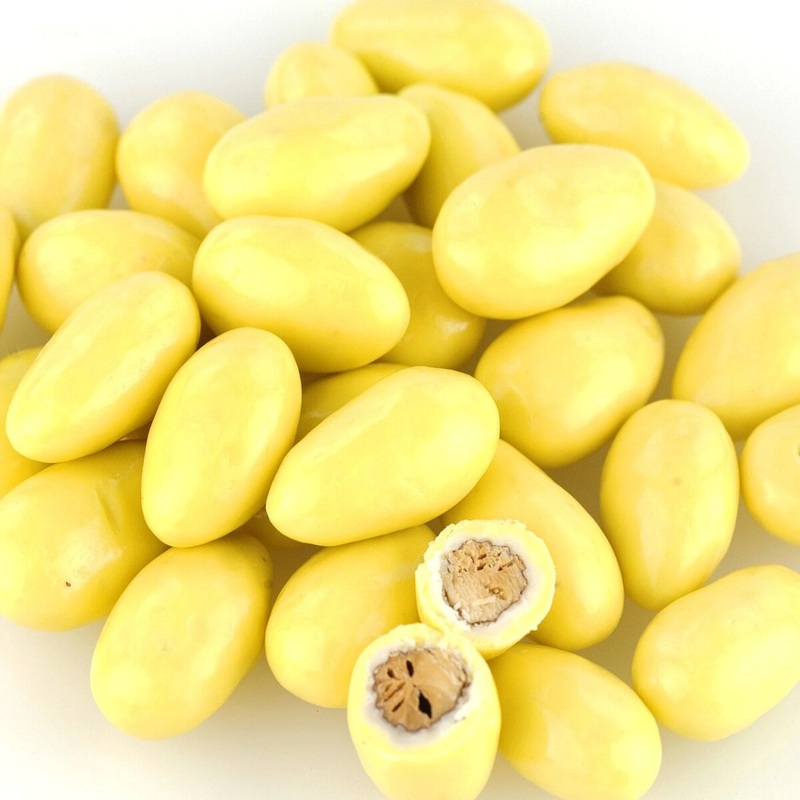 Lemon Creme Almonds - 16 Oz. Container