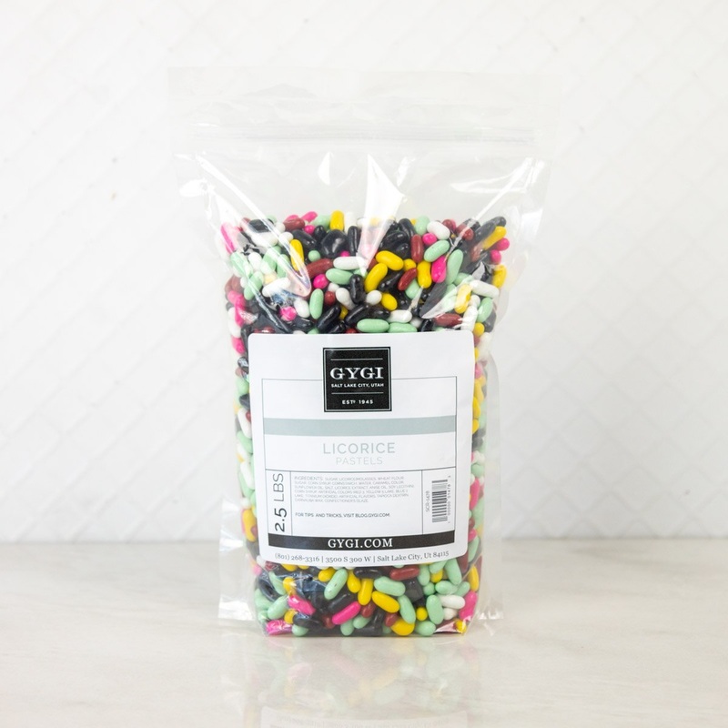 Licorice Pastels - 2.5 Lb Bag