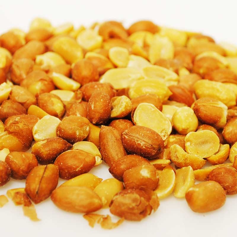 Spanish Roasted and Salted Peanuts - 30 lb. Case