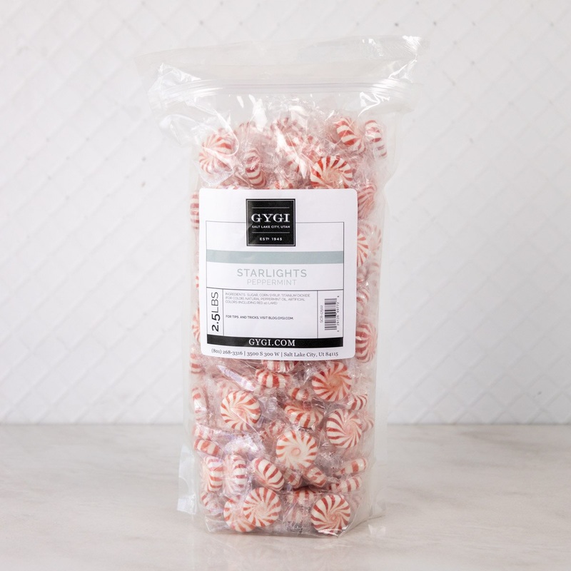 Starlight Peppermint Mints Hard Candy - 2.5 Lb Bag