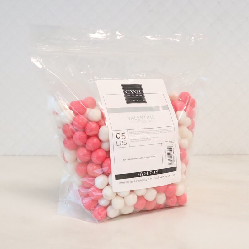 Valentine Fruit Sours - 5 Lb. Bag
