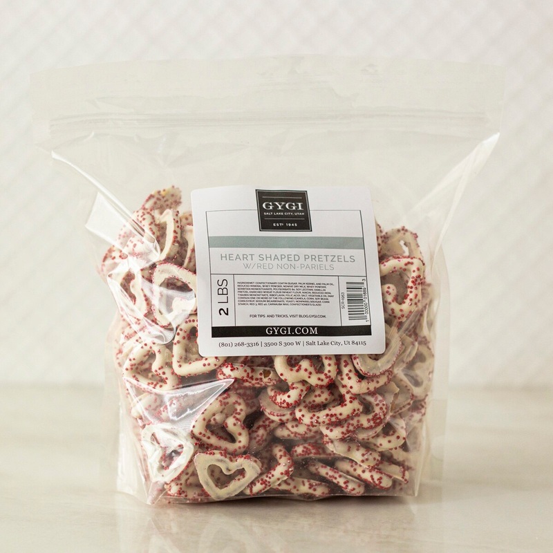 Valentine Heart Pretzels - 2 Lb. Bag
