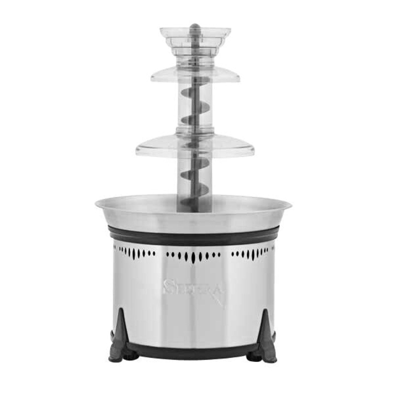 18'' Select Home Fondue Fountain - Brushed Stainless Steel