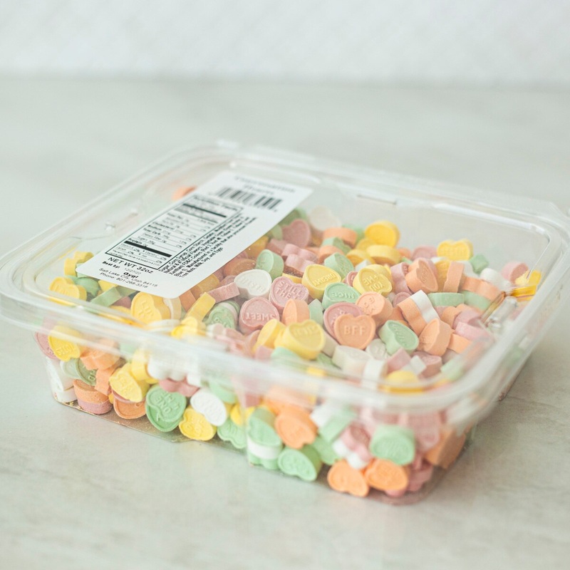 Conversation Hearts - 32 Oz Container
