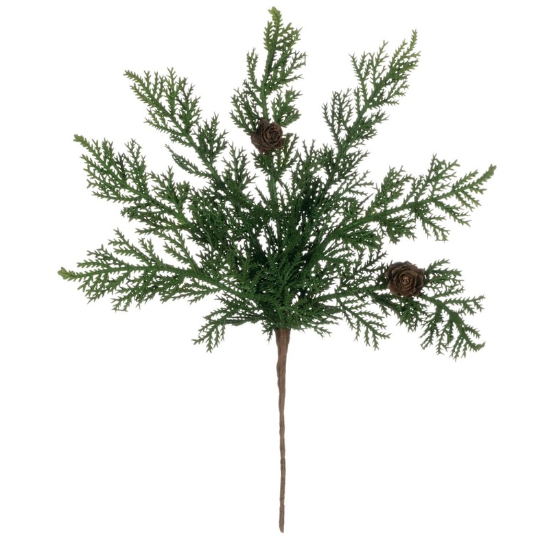 8x5.5x10 Cypress and Pine Cone Pick