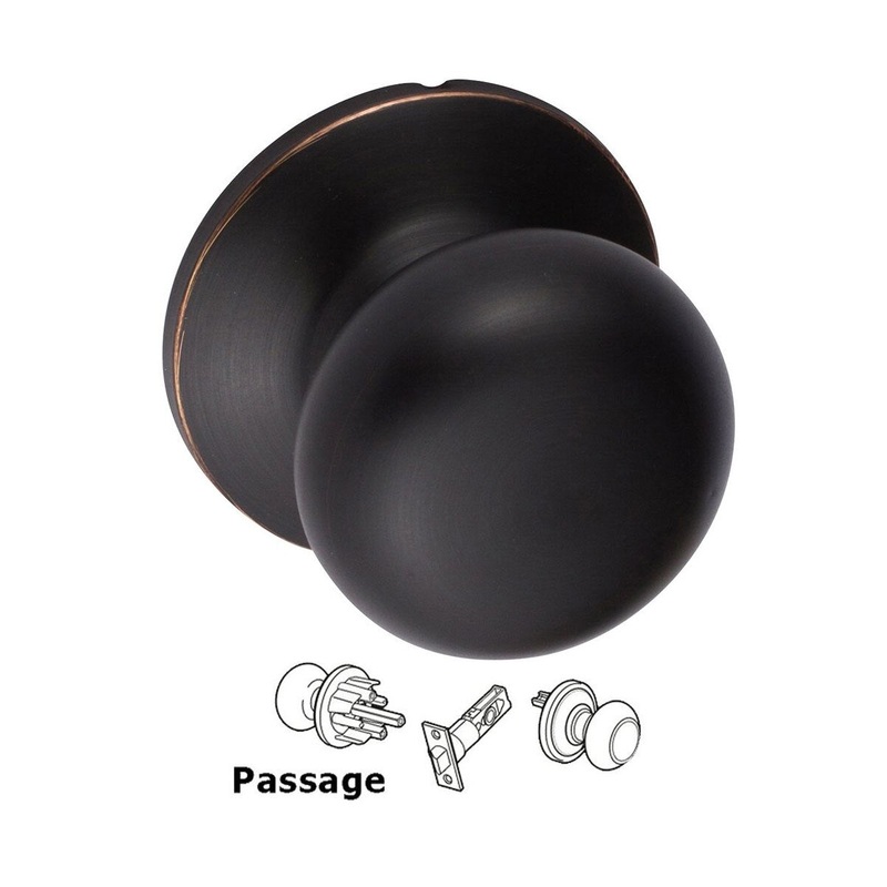 Durango Passage Knob-Antique Bronze