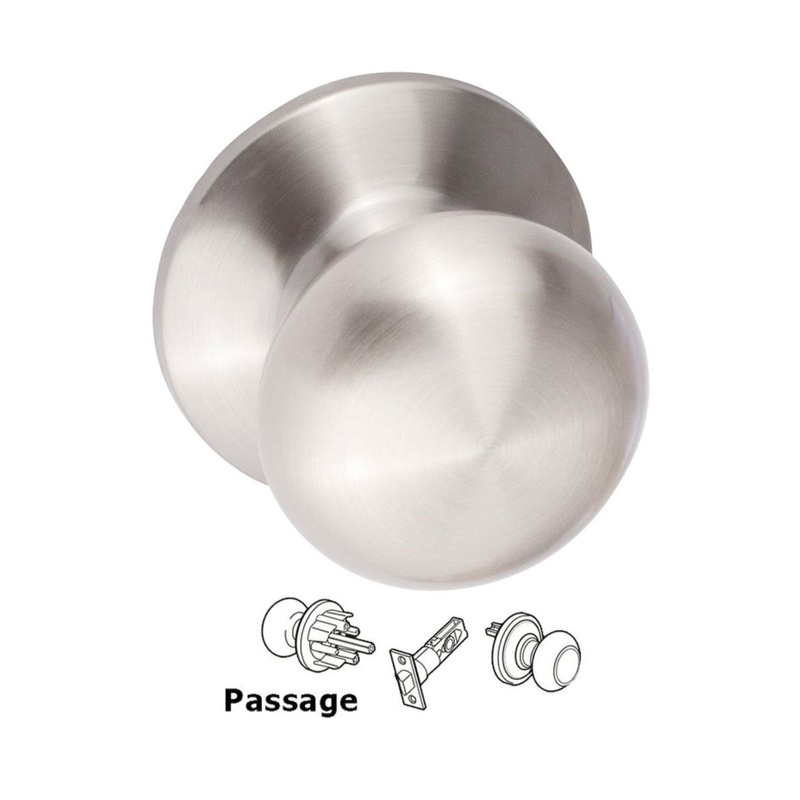 Durango Passage Knob-Satin Nickel
