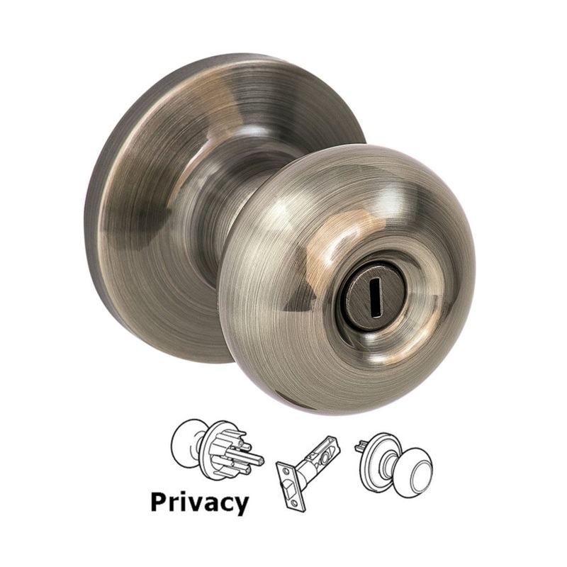 Durango Privacy Knob-Antique Nickel