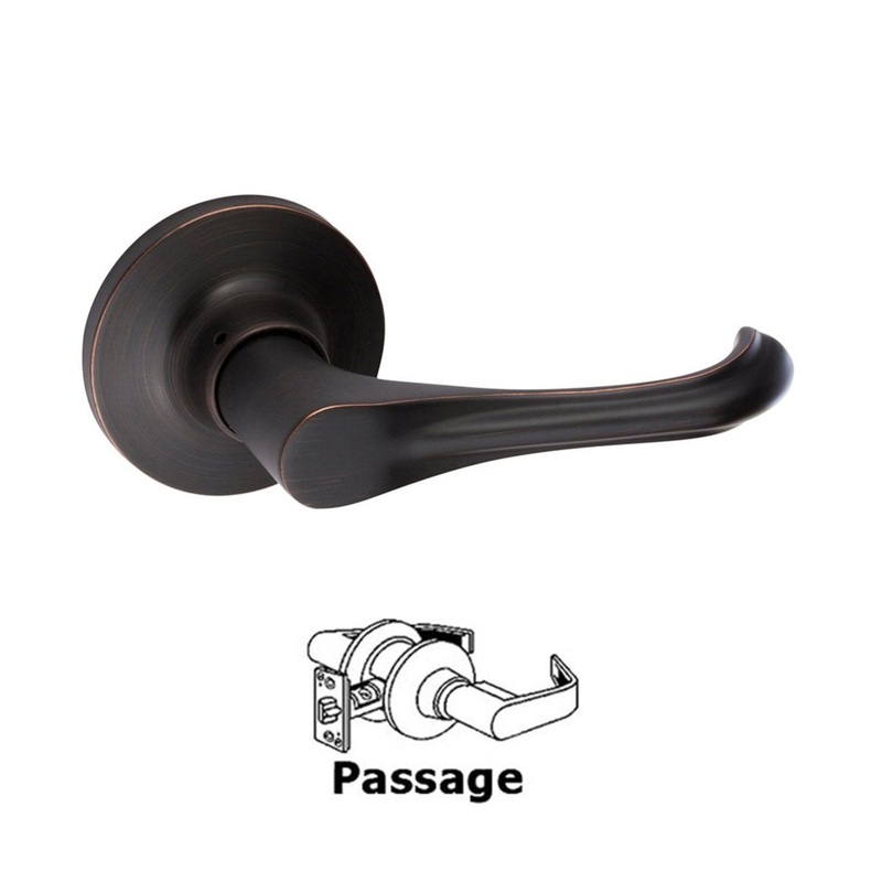 Helena Passage Lever-Antique Bronze