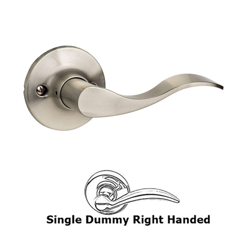 Snowbird Dummy Lever-Satin Nickel