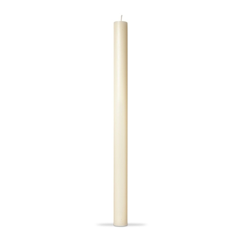 12" Straight Ivory Candle
