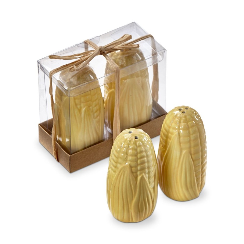 Corn Salt & Pepper set of 2 - yellow