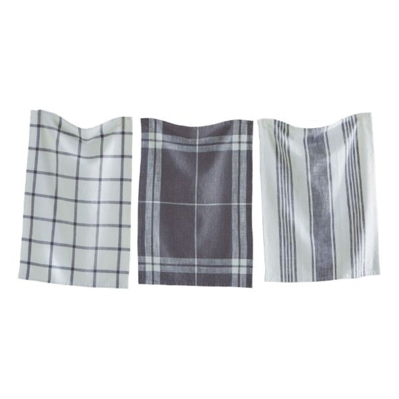 Gray Dish Towel - Set of 3