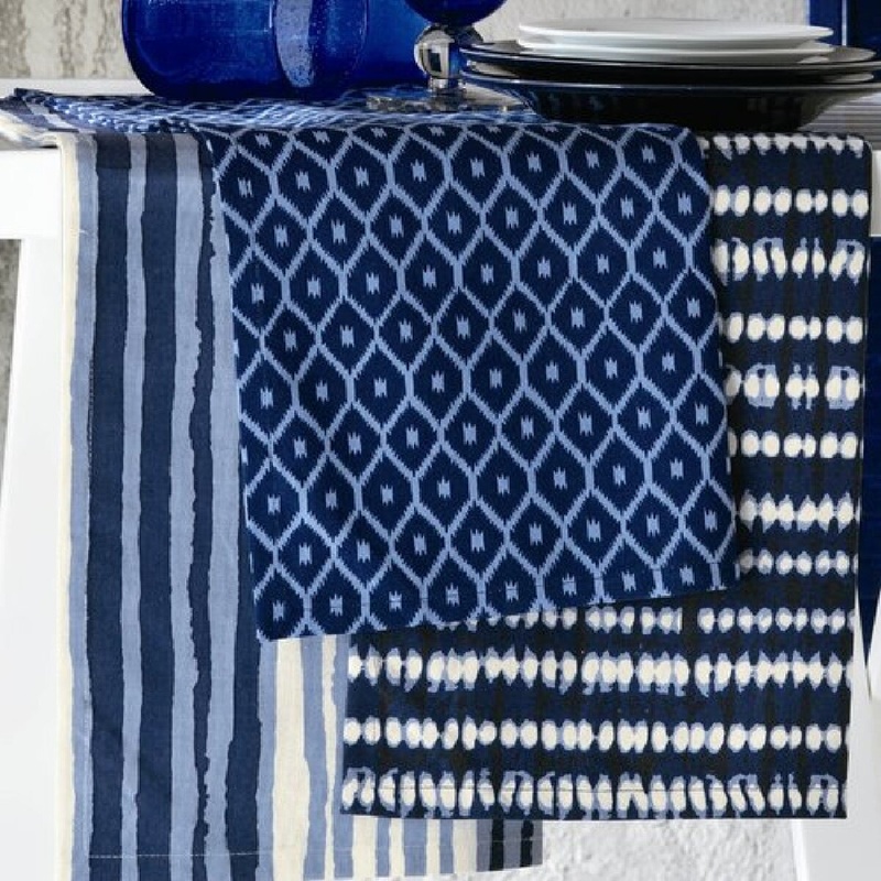 Indigo Dish Towel - Set of 3