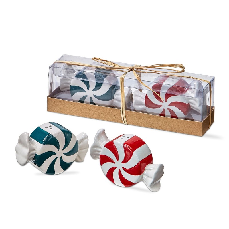 Peppermint Twist Salt/Pepper Shaker