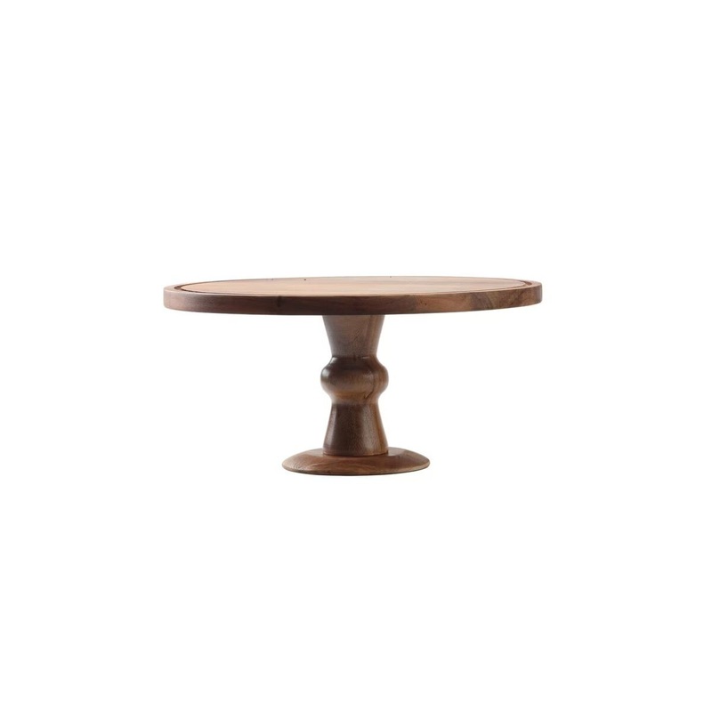 12"x 6" Wood Cake Stand