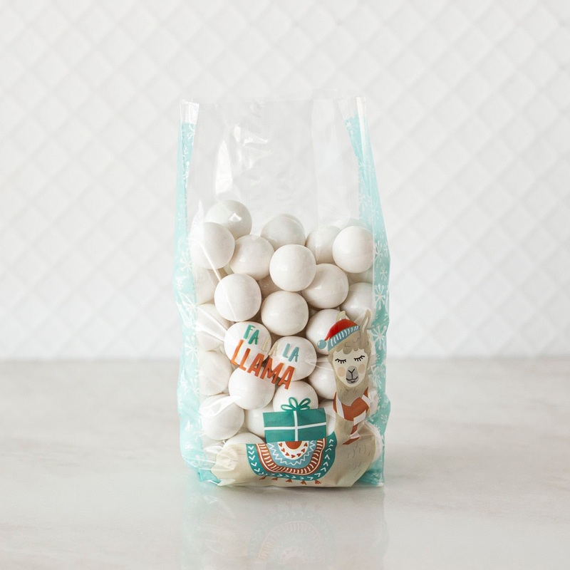 Fa-la-la-Llama Cellophane Bags - C2