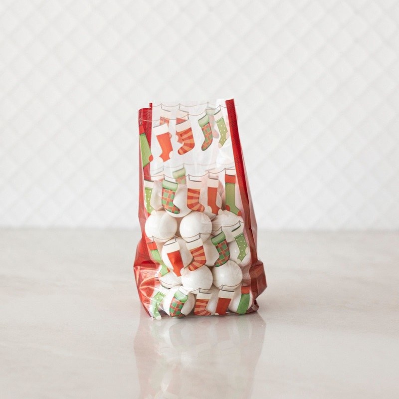 Hanging Stockings Cellophane Bag - C1