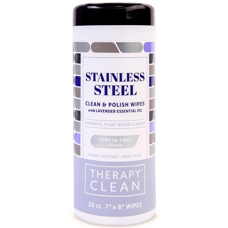 Therapy Clean Stainless Steel Cleaner Wipes
