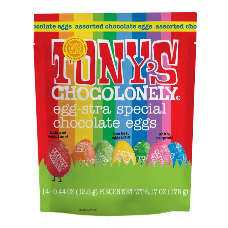 Tony's Chocolonely Assorted Chocolate Eggs - Pouch