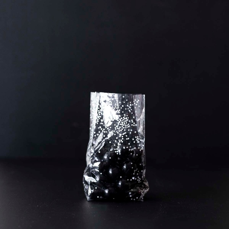 White Sprinkle Cellophane Bag - C1