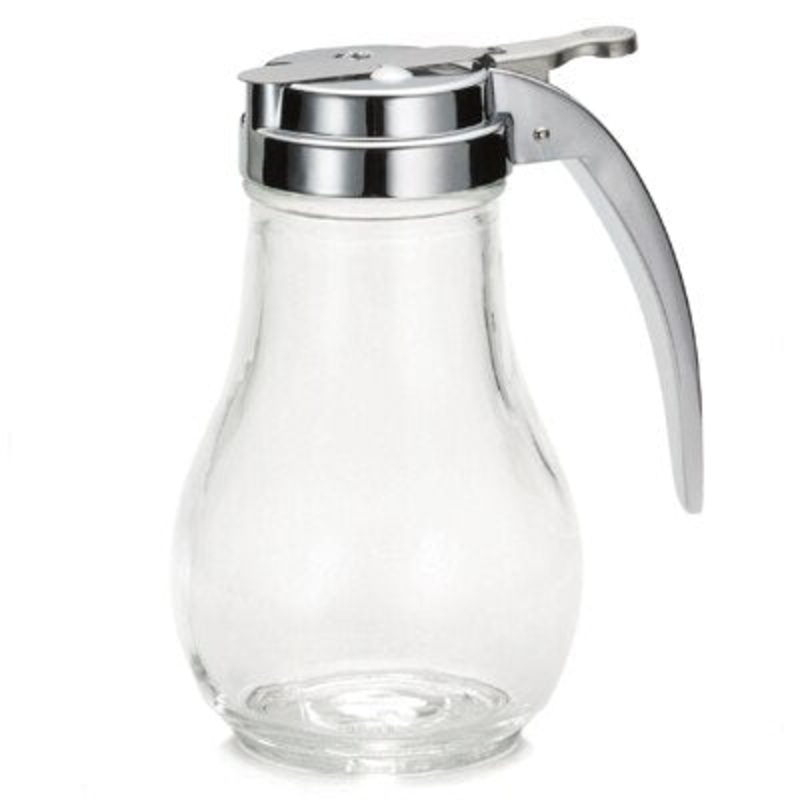 14 oz. Syrup Dispenser with Chrome Lid