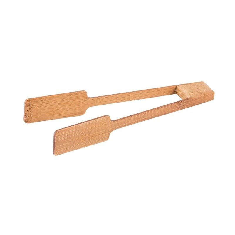 6" Bamboo Tongs