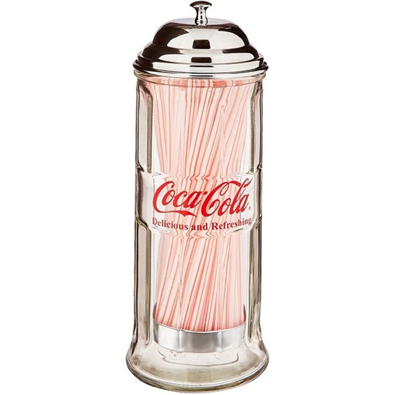 Coca Cola Straw Jar
