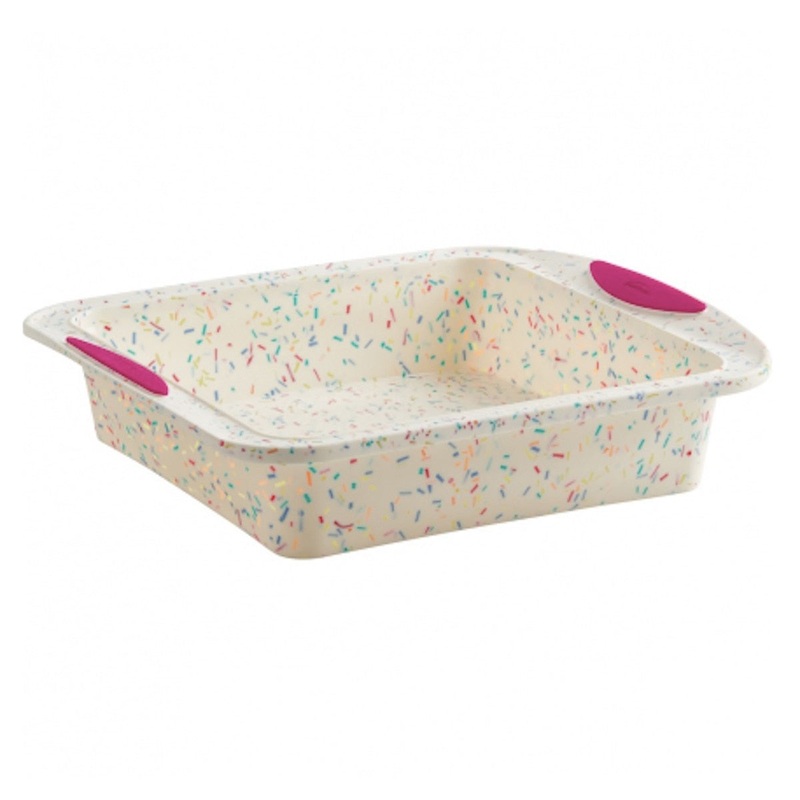 Confetti Silicone Square Cake Pan