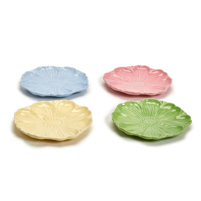 Plate Flower Accent  24/cs