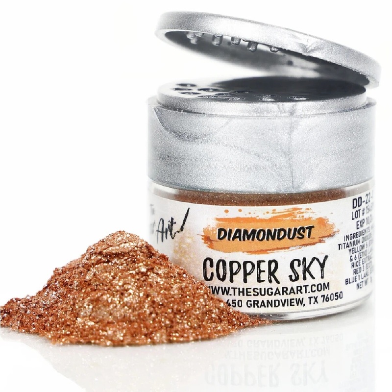 Diamond Dust Edible Glitter - Copper Sky