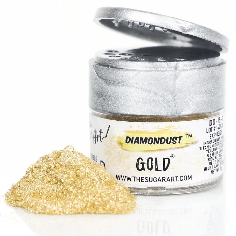 Diamond Dust Edible Glitter - Gold
