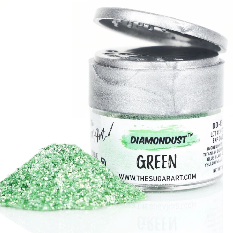 Diamond Dust Edible Glitter - Green