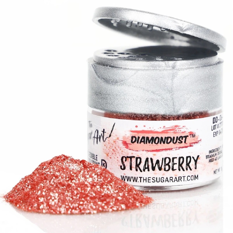 Diamond Dust Edible Glitter - Strawberry
