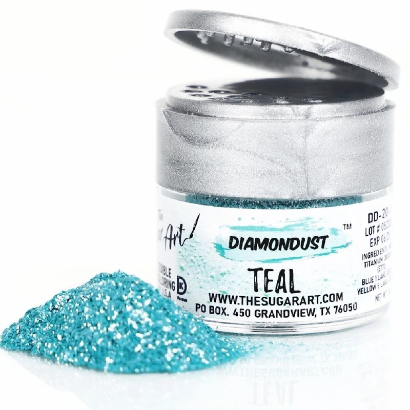 Diamond Dust Edible Glitter - Teal