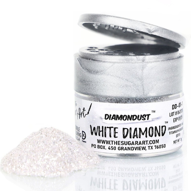 Diamond Dust Edible Glitter - White Diamond