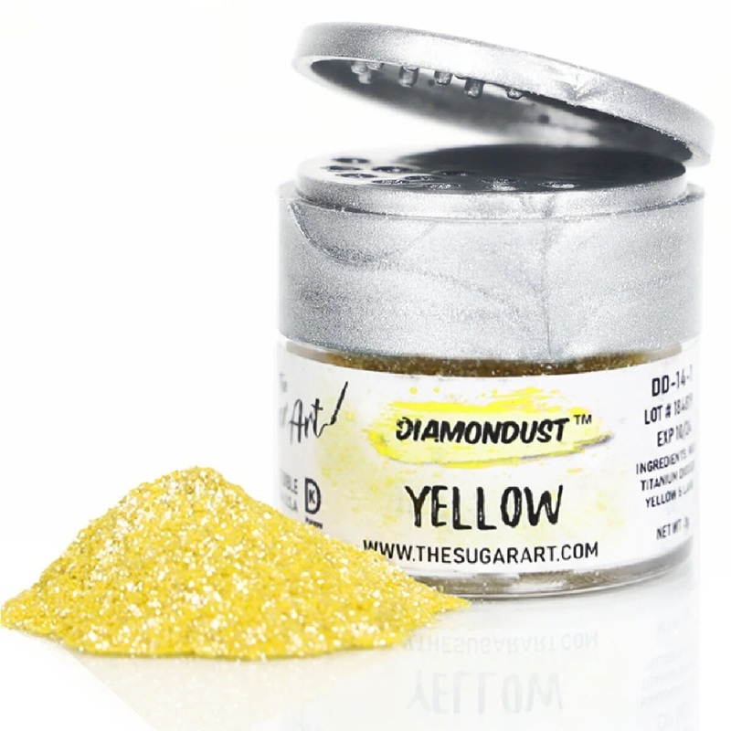 Diamond Dust Edible Glitter - Yellow