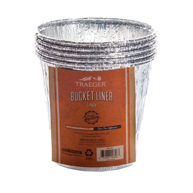 Traeger BAC407 Bucket Liner 5-Pack