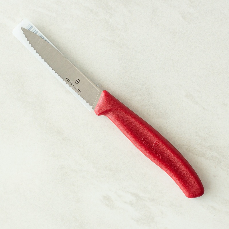 Victorinox Serrated Paring Knife 3-1/4" - Red