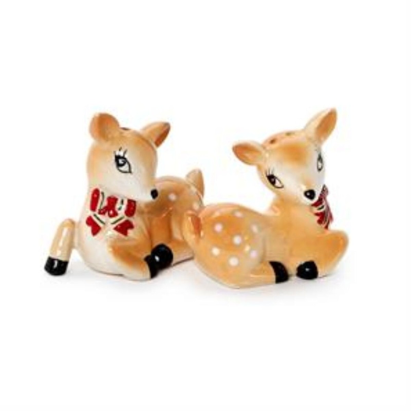 Vintage Deer S&P Set