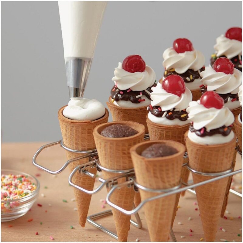 12-Cavity Ice Cream Cone Holder
