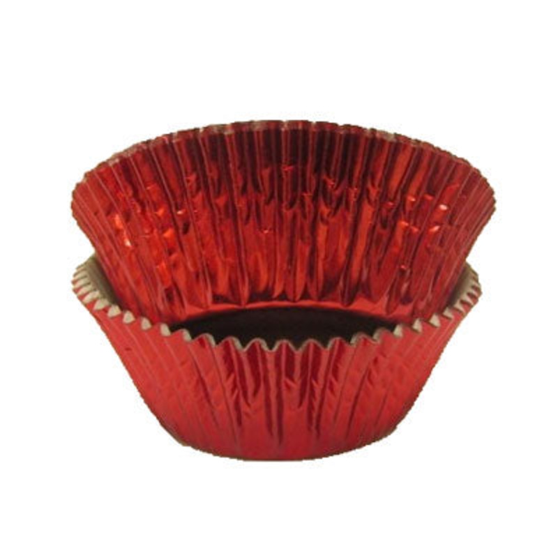 Red Foil Baking Cups 50 ct. - Standard Size