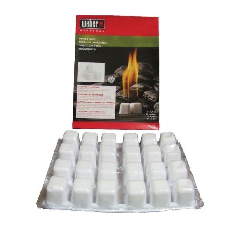 Weber 7417 Fire Starter Cubes - 24 Pack